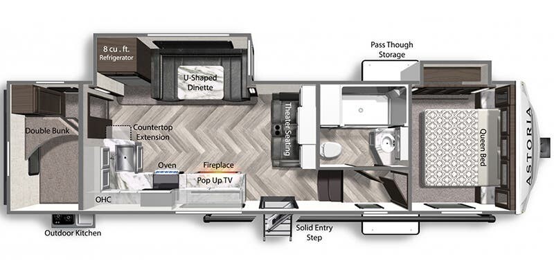 2016 New Dutchmen Voltage 4000 Toy Hauler In Colorado Co Recreational Vehicle Rv V Series Luxury Interior Package V Serie Toy Hauler Rv 5th Wheel Toy Hauler